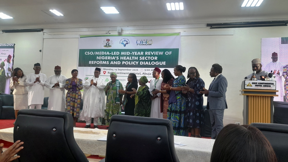 Stakeholders at the mid-year review of Nigeria's health sector reforms in Abuja